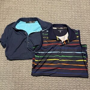 Lot Of 2 RLX Ralph Lauren Golf Shirt Women Small Petite T- Shirt And Tank Top